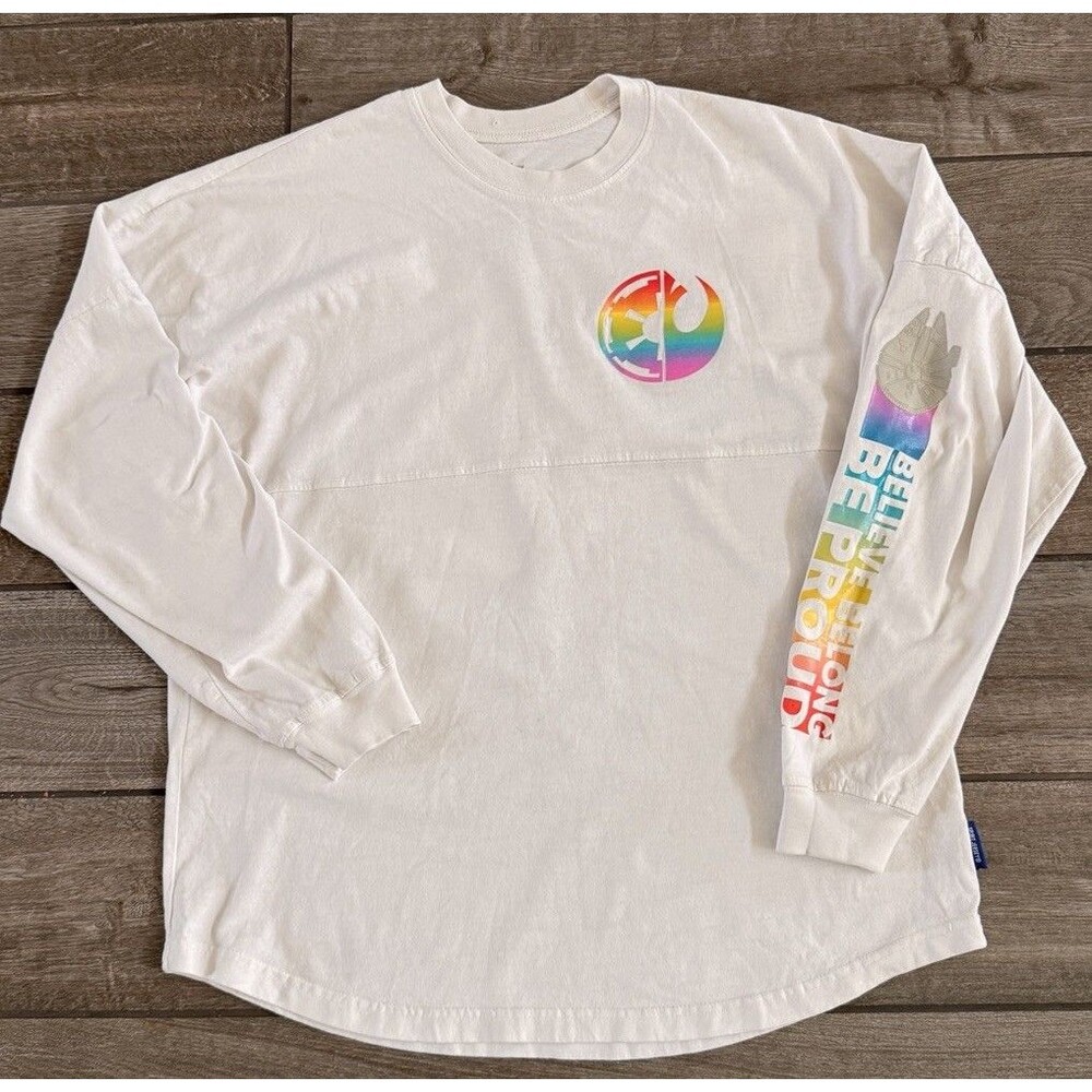 Disney Star Wars Pride Collection Spirit Jersey Adult Size M Disney Parks 2022 - Picture 2 of 7